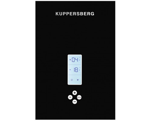 KUPPERSBERG NRV 192 BG черный / фасад стекло