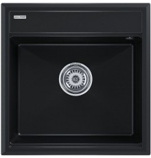 Мойка кухонная Paulmark Stepia 50 PM115051-BLM из искусственного камня, черный металлик